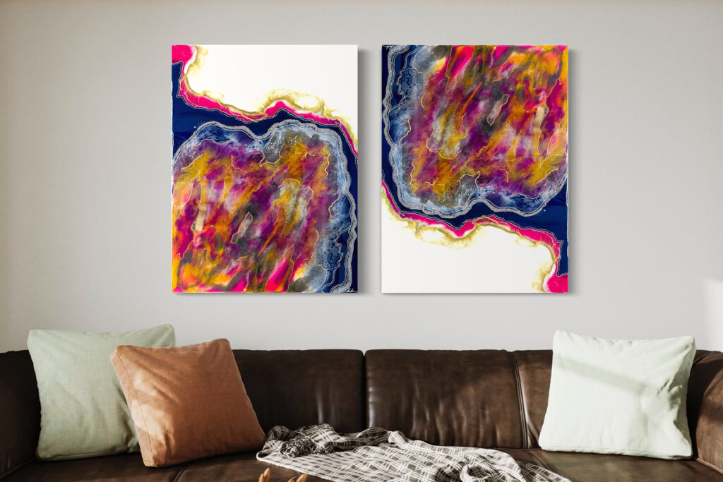 Piece 62 — luxury epoxy resin art by KIKI by Kirenia Alvarez, Miami