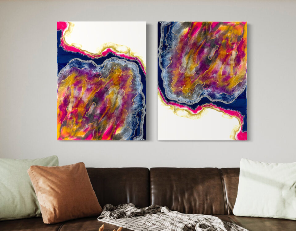 Piece 62 — luxury epoxy resin art by KIKI by Kirenia Alvarez, Miami