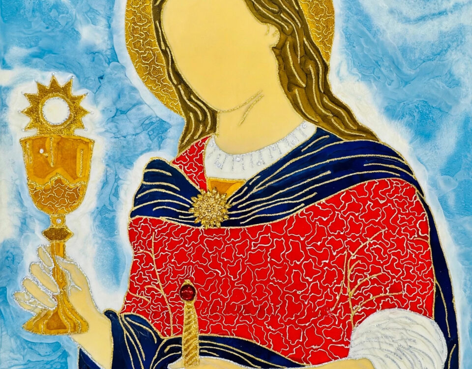 Santa Bárbara — luxury epoxy resin art by KIKI by Kirenia Alvarez, Miami