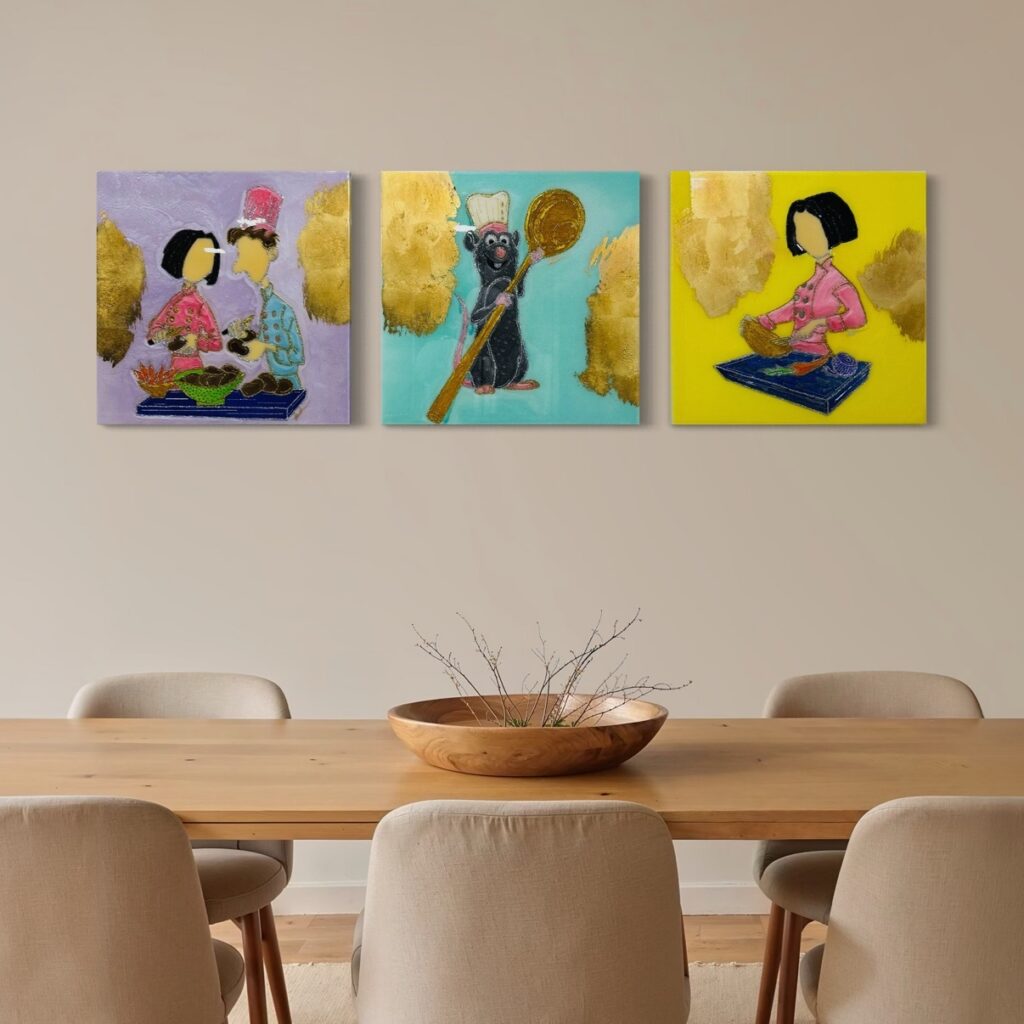 Piece 75 — luxury epoxy resin art by KIKI by Kirenia Alvarez, Miami