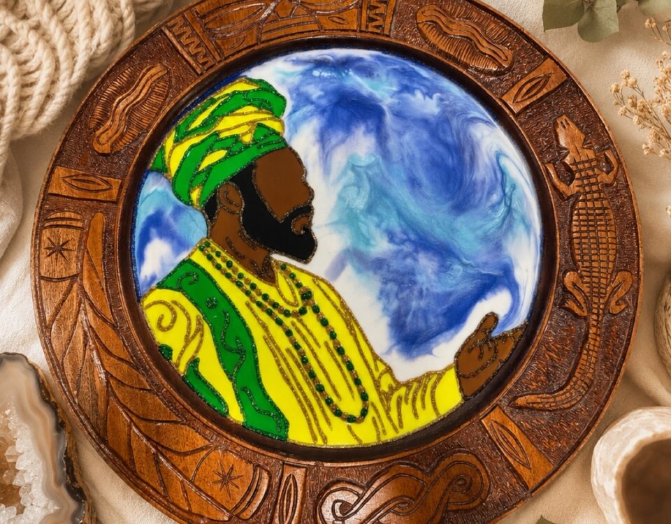 Piece 83 — luxury epoxy resin art by KIKI by Kirenia Alvarez, Miami