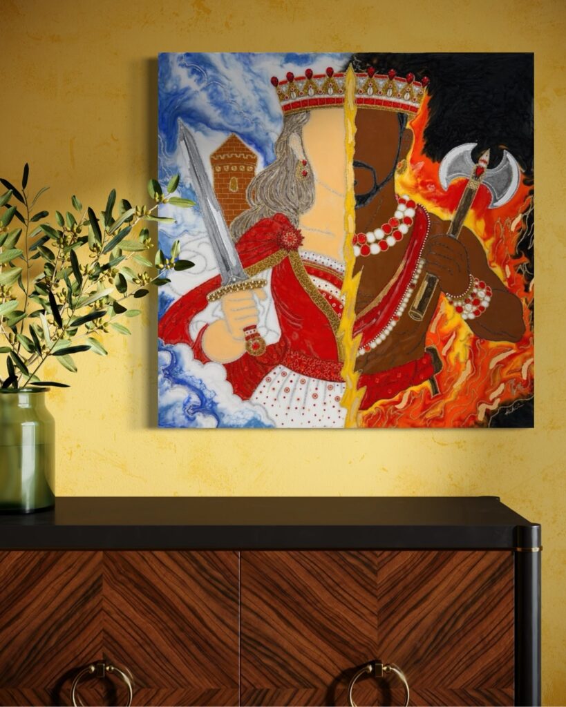 Piece 85 — luxury epoxy resin art by KIKI by Kirenia Alvarez, Miami