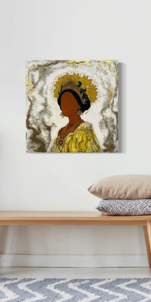 Piece 76 — luxury epoxy resin art by KIKI by Kirenia Alvarez, Miami