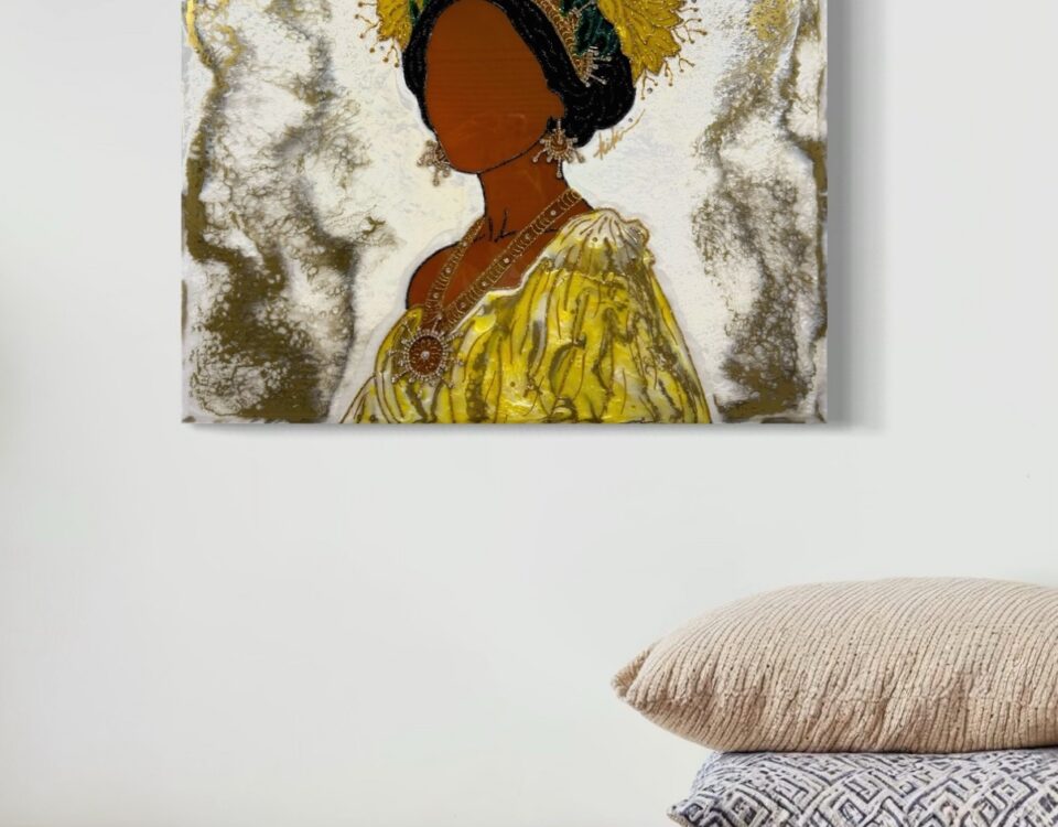 Piece 76 — luxury epoxy resin art by KIKI by Kirenia Alvarez, Miami