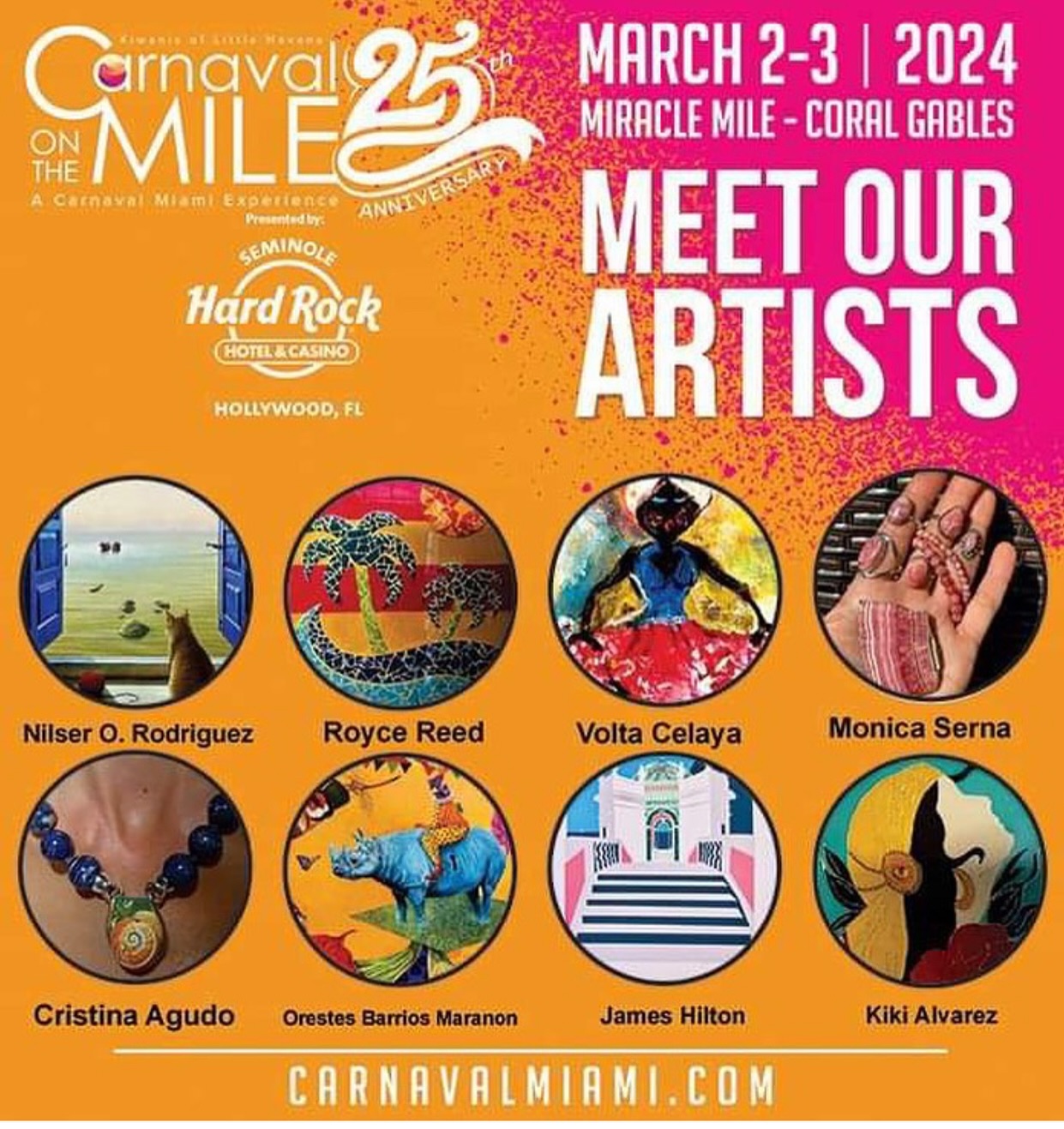 Carnaval on the Mile 2024 — Meet Our Artists